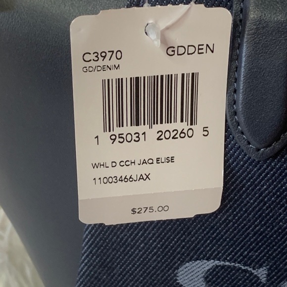 coach horse and carriage jacquard elise satchel